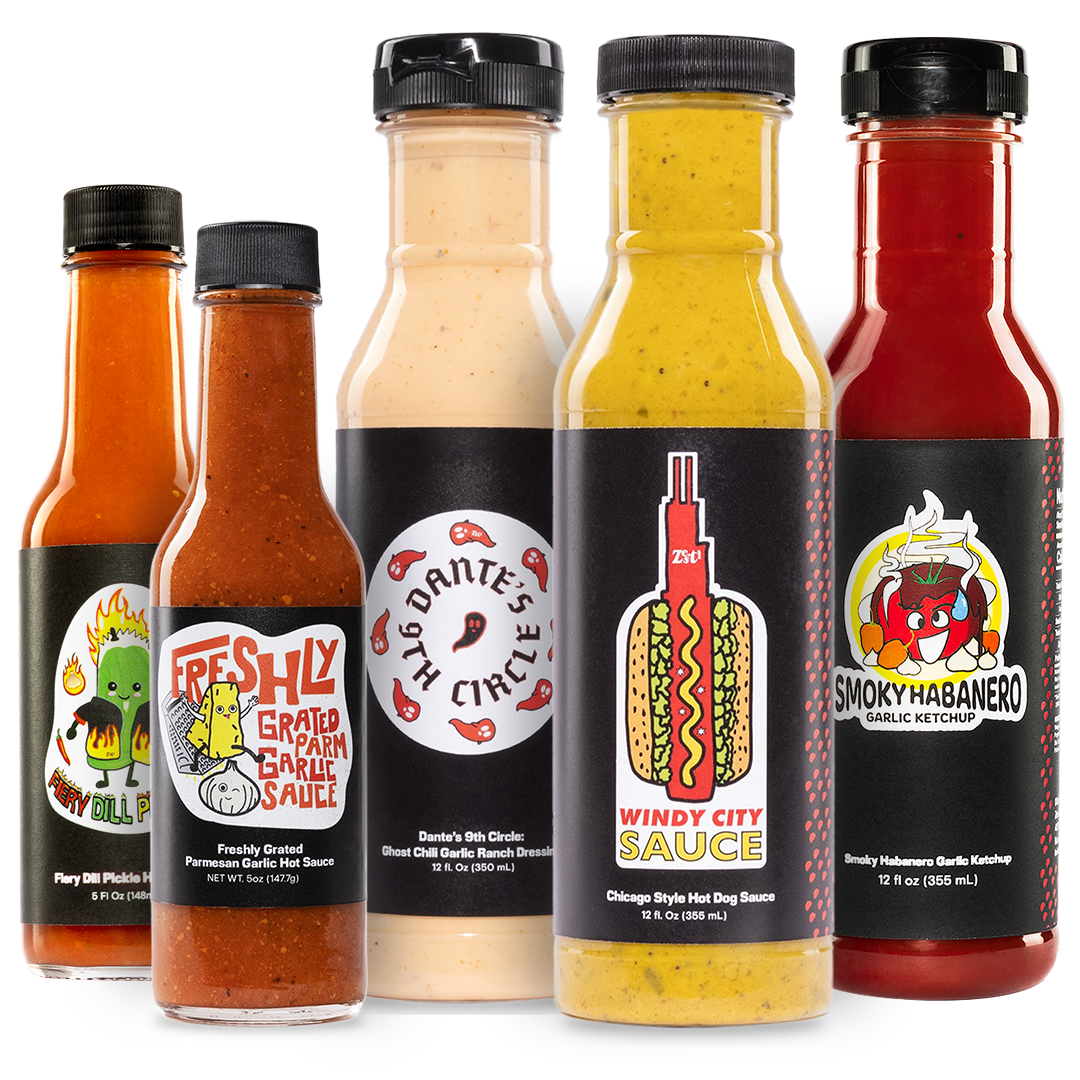 Build your own custom Zesti bundle of sauces and condiments!